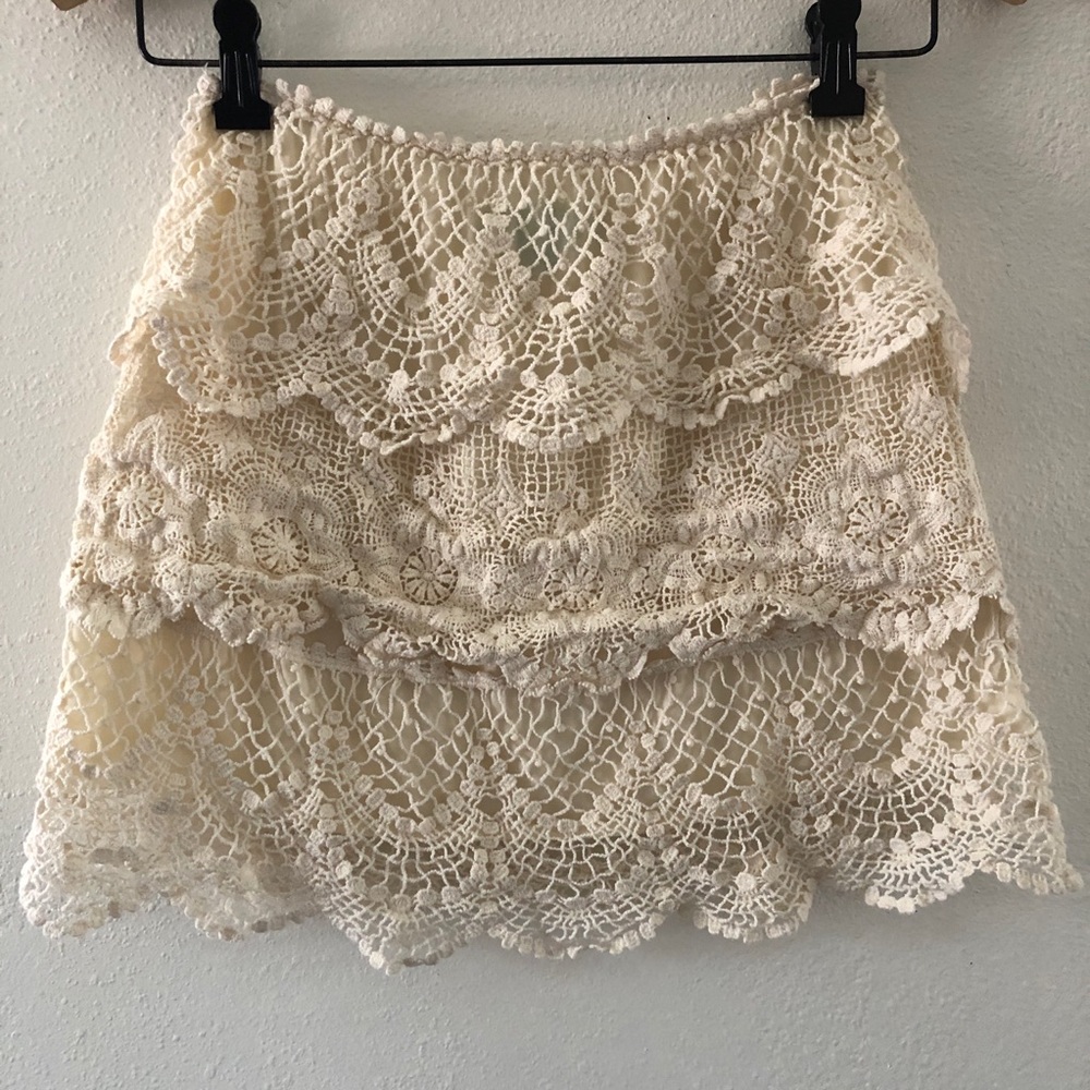 Lace Crochet Tube Top